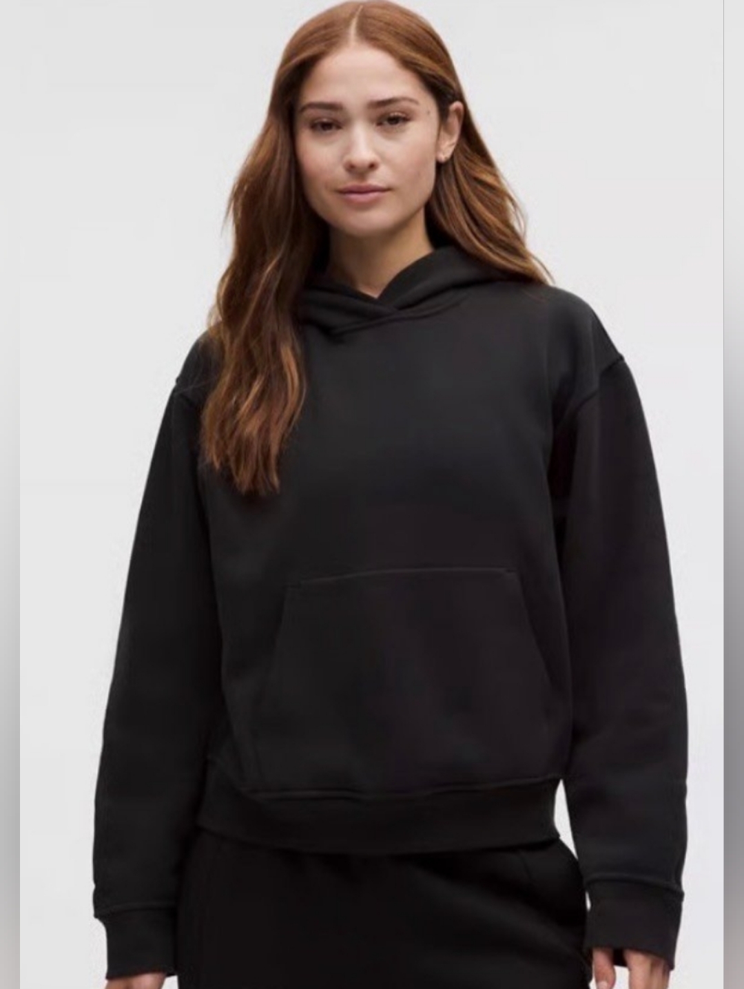 Lululemon Athletica Steady State Oversized Black Hoodie